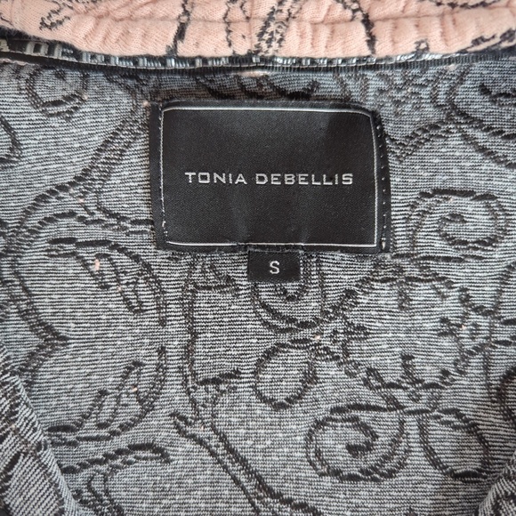 Tonia Debellis Pink and Black Full Zip Hoodie Jacket - Picture 2 of 15